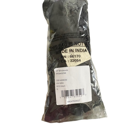 Free People Beach VIVI MINI Dress Cover Up Black Woman Small New Tags Coastal - Picture 14 of 15